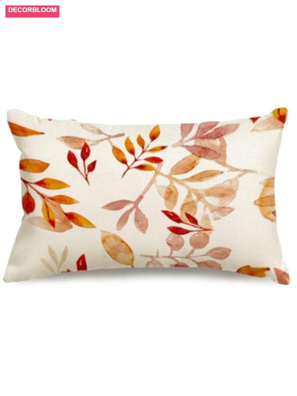 Fall Pillow Covers 12x20 inch Linen Textured Decorative Throw Pillow Case